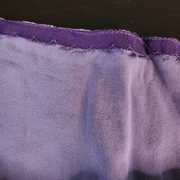 Vintage DKNY silk velvet midi skirt - Picture 4 of 6